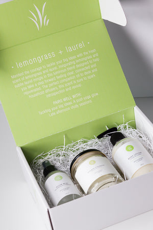 
                  
                    Everyday Essentials: Lemongrass + Laurel
                  
                