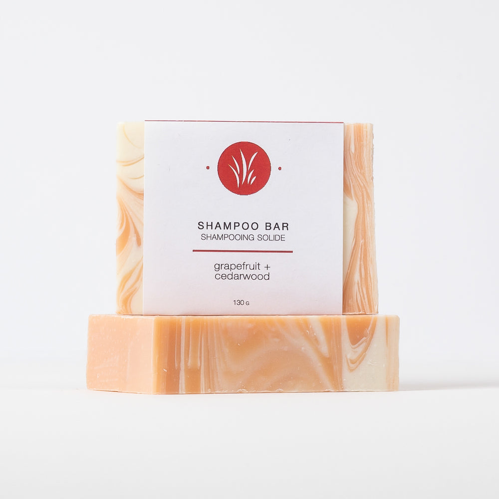 Grapefruit + Cedarwood Shampoo Bar